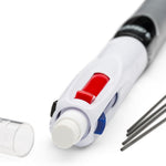 BIC 4-Color 3+1 Retractable Ballpoint Pen with Red, Blue, Black Ink and 0.7 mm Mechanical Pencil, 1-Count in Assorted Ink