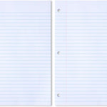 Amazon Basics Wide Ruled Loose Leaf Paper, 10.5" x 8", 150 Sheets, No Binding, White, 1-Pack