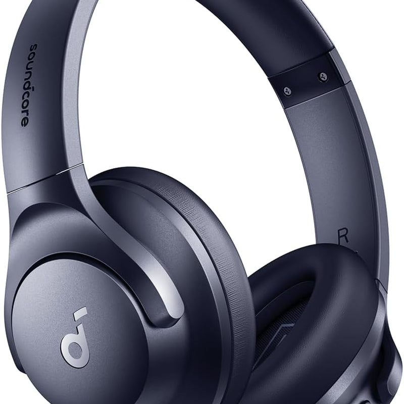 Soundcore by Anker Q20i Hybrid Active Noise Cancelling Headphones, White | Over-Ear, Bluetooth, 40H ANC Playtime, Hi-Res Audio, Big Bass, Transparency Mode, Customize via App, Travel, Home, Office