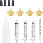Pet Feeding Bottle and Syringes with Nipples for Small Cat Dog Animals (Model 1)