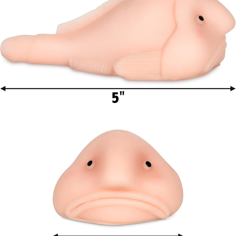 Accoutrements Sunny The Blobfish - Novelty Toy- Squishy Toy