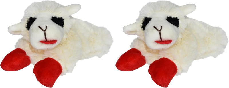 Multipet Lamb Chop Dog Plush Toy - Squeaky Toy for All Dogs - Extra Soft Plush - Stuffed Animal for Cuddling & Playing - Jumbo (24", Cream)
