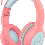 EarFun Wired Kids Headphones with Microphone, 85/94dB Volume Limit, Portable Foldable Headset for School/Tablet/iPad