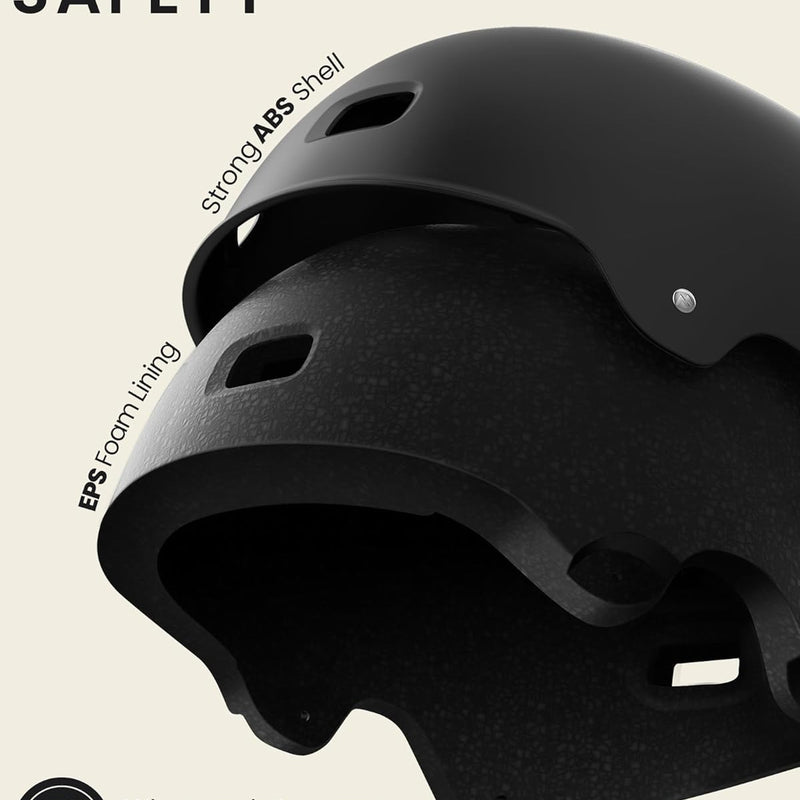 OutdoorMaster Skateboard Helmet for Kids, Youth, and Adults - Multi-Sport Cycling, Scooter, Roller Skate, Inline Skating