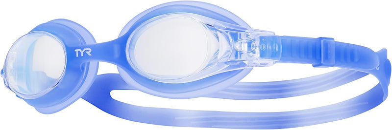TYR Kids' Swimple Goggles - Colorful Swim Goggles for Beginners | Comfy Youth Unibody Fit | Advanced Anti-Fog UV Eye Protection | Safe No-Leak Silicone Gaskets | Quick-Adjust Release Button
