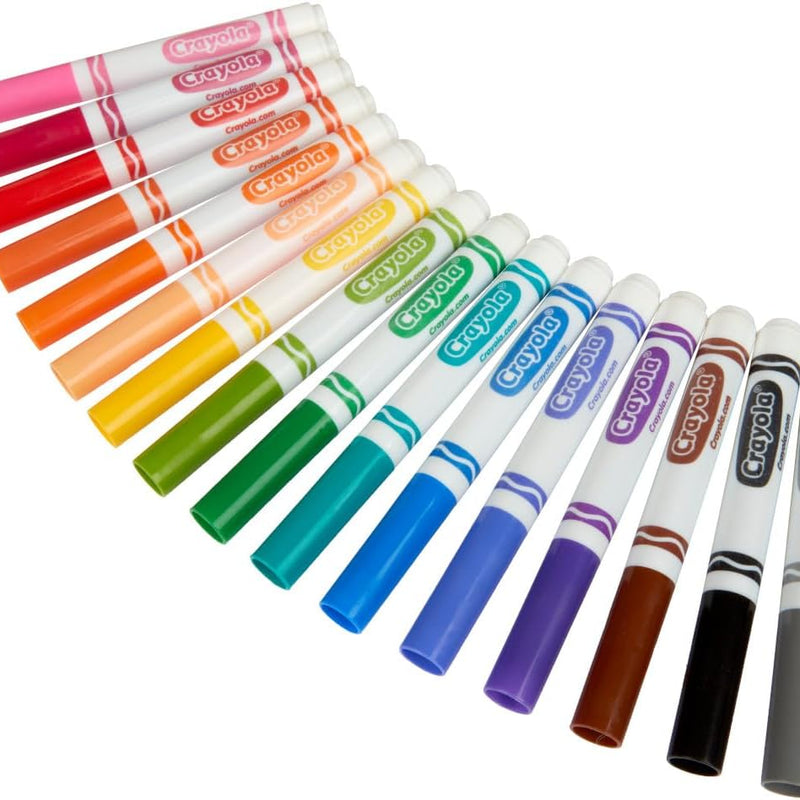 Crayola Broad Line Markers Classpack (256 Ct), Bulk Markers for Kids, Art Supplies for School, Classroom Must Haves, Preschool & Kindergarten Supplies