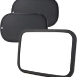 Baby Car Mirror Backseat, Black | Most Stable, Premium Matte Finish, Ultra High Definition PMMA Material, Secure and Shatterproof