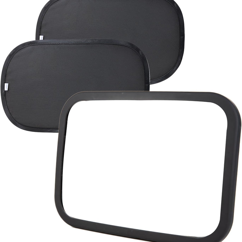 Baby Car Mirror Backseat, Black | Most Stable, Premium Matte Finish, Ultra High Definition PMMA Material, Secure and Shatterproof
