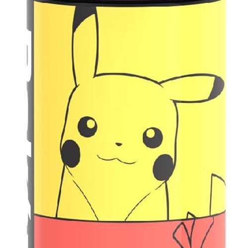 THERMOS FUNTAINER Water Bottle with Spout, 16oz, Pokemon | Kids Stainless Steel Insulated Water Bottle, Keeps Drinks Cold Longer for School & Play, BPA-Free