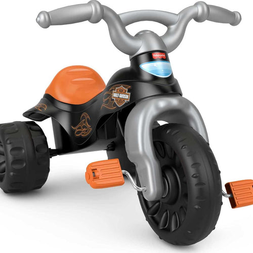 Harley-Davidson Toddler Tricycle, 2+ years, durable tires, storage compartment, gross motor skills