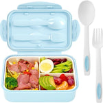 LOVINA Bento Boxes for Adults - 1100 ML Bento Lunch Box For Kids Childrens With Spoon & Fork - Durable for On-the-Go Meal, BPA-Free and Food-Safe Materials