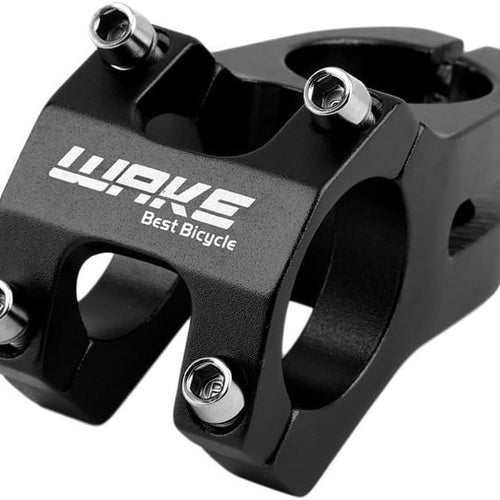 31.8 Stem 45mm Bike Stem Wake Mountain Bike Stem Short Handlebar Stem for Most Bicycle, Road Bike, MTB, BMX, Fixie Gear, Cycling (Aluminum Alloy, Black Blue Gold Red)