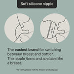 Tommee Tippee Advanced Anti-Colic Baby Bottle Set, Newborn 0m+ | 12 Pieces, 5oz & 9oz BPA Free Bottles, Slow & Medium Flow Breast-Like Nipples, Bottle Handles, Cleaning Brush