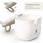 Termichy Baby Formula Dispenser for Travel: Portable Container with Scoop | 8.8oz(250g) Formula Container with Carry Handle for Weekend Trips & Overnight - Leak-Proof Silicone Seal Keeps Powder Fresh