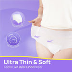 SUNKISS Ultra Thin Incontinence Underwear for Women, Unscented, L/XL, 20 Ct | High Absorbency & Super Soft Postpartum Leak Proof Diapers, Disposable Adult Pull Ups, Fast Dry, Breathable Layers