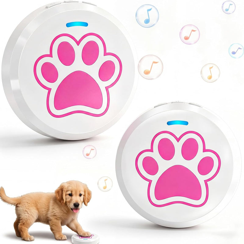 ChunHee Dog Training Bells for Door - Dog Door Bell for with 36 Custom Sounds | Dog Bell for Door Potty Training | Chew-Proof & Adjustable Volume (0-115dB) | Teach Puppies to Signal to Go Outside