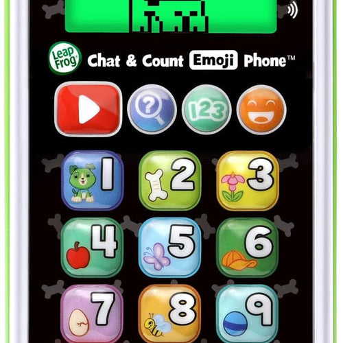 LeapFrog Chat and Count Emoji Phone, Green