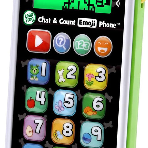 LeapFrog Chat and Count Emoji Phone, Green