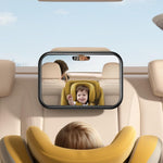 Lamicall Backseat Baby Car Mirror, Safe Never Shake & Fall, Wide Clear View | Never Shake, Safest Acrylic Rear Facing Car Seat Mirror, 3S Access, 360° Rotation, Wide Clear View, Newborn Baby Accessories