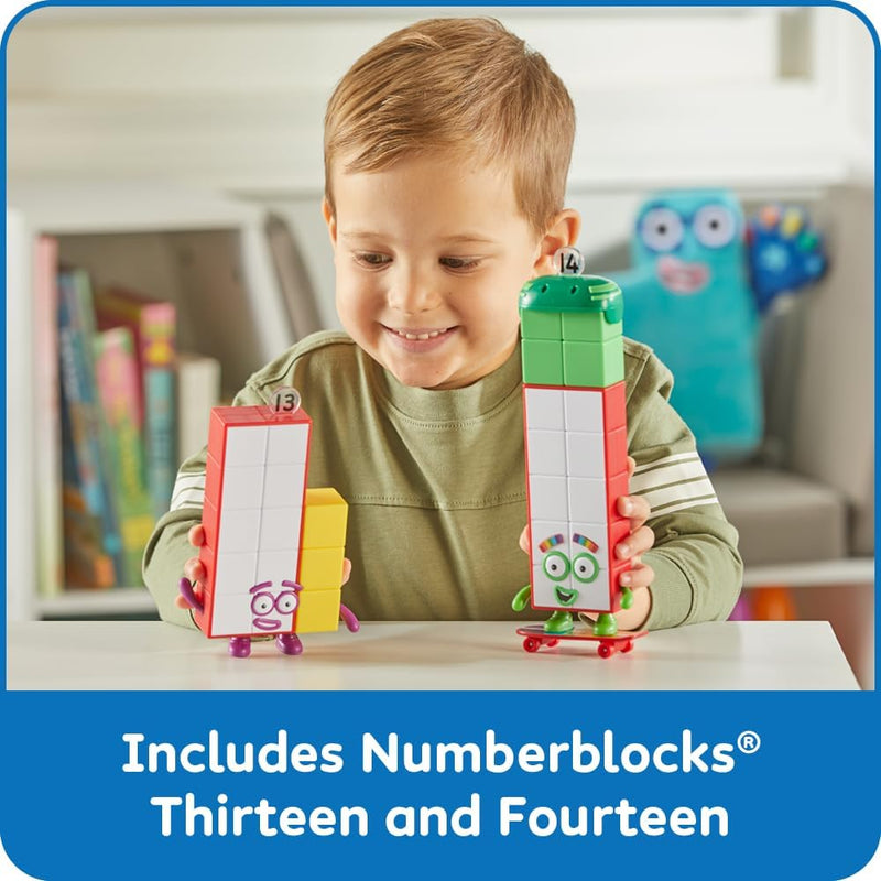 Numberblocks Friends Thirteen and Fourteen Figures Math Learning Toy for Kids 3-5