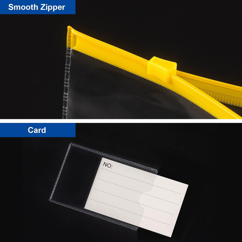 Tamaki 10 Pack Plastic Envelope, Files Zipper Folders, 13 x 9.25 Inch | Poly Zip Envelop A4 Size/Letter Size