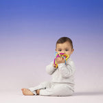 Manhattan Toy Winkel Rattle & Sensory Teether: Classic Baby Toy for Clutching and Auditory Stimulation