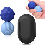 BUSOHA Silicone Fidget Balls - 4 Pack Fidget Toys Adults Sensory Toys Stress Balls for Adults Teens Gifts for Calming,Autism and ADHD Office