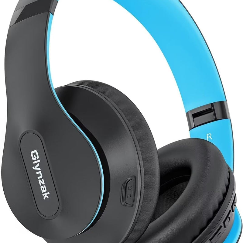 Wireless Bluetooth Headphones Over Ear 65H Playtime HiFi Stereo Headset with Microphone and 6EQ Modes Foldable Bluetooth V6.0 Headphones for Travel Smartphone Computer Laptop Rose Gold