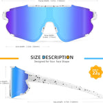 Kids Baseball Polarized Sunglasses for Boys and Girls, Youth Sun Glasses for Cycling and Running