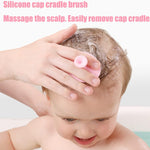 Baby Hair Brush, Cradle Cap Brush, Baby Hair Comb, Baby Hair Brush and Comb Set for Newborns & Toddlers, Baby Brush Soft Bristles, Ideal for Cradle Cap, Perfect Baby Registry Gift (Pink)