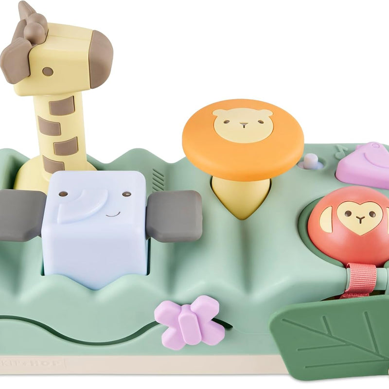 Skip Hop Baby Musical DJ Set Toy with Lights, Songs, Sound Effects, and Soft Textures, Farmstand Let The Beet Drop DJ Set