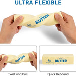 2PCS Butter Squishy Stress Relief Toys, Ultra-Soft Slow Rebound Squeeze Toy, Realistic Bread Style Sensory Fidget for Desk, Anxiety Relief Fun Gift for Adults