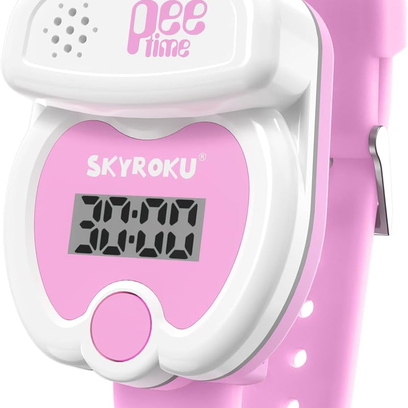 SKYROKU Potty Watch for Toddler Boys Girls, Potty Training Watch for 3-7 | Cute Shaped potty watches, 5 timing modes (30-60-90min), Magnetic charging, Splash-Proof, Ideal gift