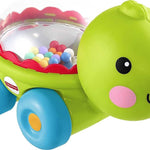 Fisher-Price Corn Popper Mini Vehicle Toy | 3.6 x 3.7 Inches, Push Along, Crawl After Play, Fun Sounds, Baby & Toddlers Ages 6+ Months