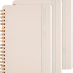 Utron 3 PCS Small Spiral Notebook 5x7, Notebooks for Note Taking, Morandi Spiral Journal Notebook, Work Notebook Small Notebooks 5x7 with Strap, Cute Notebooks for Women 70 Sheets/Note Books