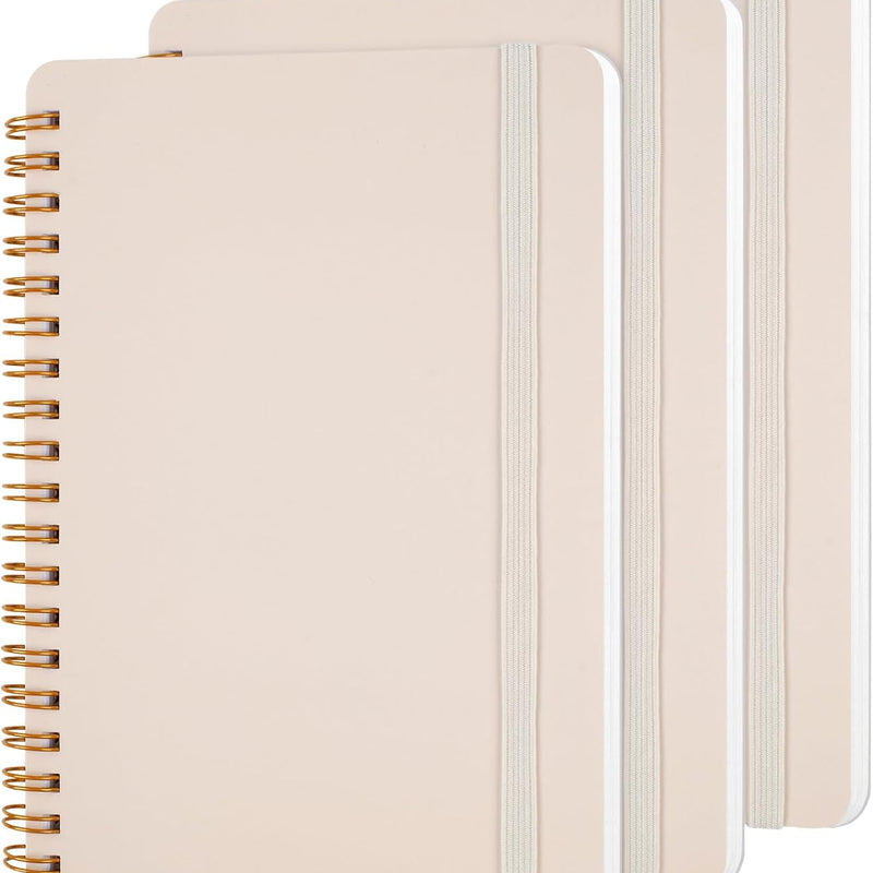Utron 3 PCS Small Spiral Notebook 5x7, Notebooks for Note Taking, Morandi Spiral Journal Notebook, Work Notebook Small Notebooks 5x7 with Strap, Cute Notebooks for Women 70 Sheets/Note Books