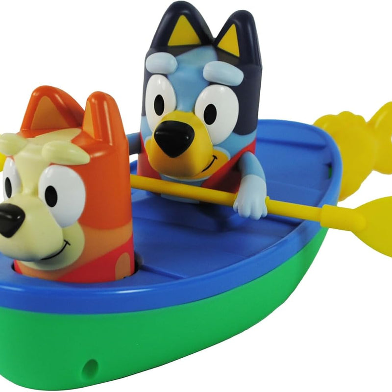 TOMY Toomies Splash & Float Bingo and Bluey Water Toys - 2-in-1 Toddler Bath & Pool Play Set with Pour Cups & Water Wheels