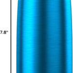 Contigo Autospout Water Bottle with Straw 13 oz Blue Poppy/Glacier