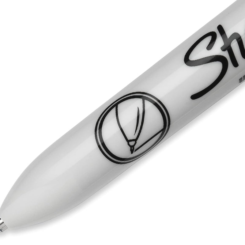 Sharpie Retractable Permanent Markers, Ultra Fine Point, Black, 12 Count