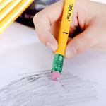 Mr. Pen- Jumbo Pencils, 10 Pack with 1 Sharpener, Yellow Barrels | Smooth Black 2 HB Graphite Cores, Large Preschool Pencils, Smooth Writing Lead for Kindergarten, Kids and School Supplies