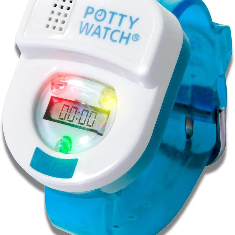 The Original Potty Watch Lights & Music Reminds Your Kiddo It's Time to Go | We Make Potty Training Fun! Water-Resistant, Plays Music & Lights Every 30, 60, or 90 Minutes. Pause for naps or night., Pink