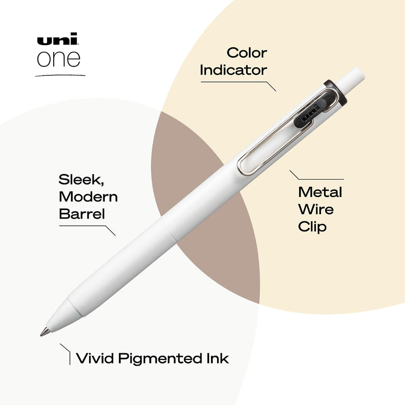 Uniball One Gel Pen 12 Pack; 0.38mm Ultra Micro Black Pens; Gel Ink Pens | Office Supplies Sold by Uniball are Pens; Ballpoint Pen; Colored Pens; Gel Pens; Fine Point; Smooth Writing Pens
