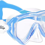Seago Kids Swim Goggles Snorkel Diving Mask for Youth(5-15), Anti-Fog 180° Clear View