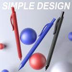 50 Pack Black Ink Pens - Bulk Pens, 1.0MM Medium Point Ballpoint Pens, Smooth Writing No Bleed Retractable Ball Point Pen (Black)