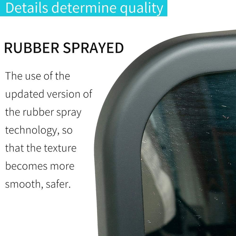 Baby Car Mirror Backseat, Black | Most Stable, Premium Matte Finish, Ultra High Definition PMMA Material, Secure and Shatterproof