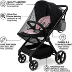 2 Pack Universal Baby Mosquito Net Cover for Stroller Car Seat Bassinet Infant Bug Mesh Netting Screen Crib Carrier Carriage