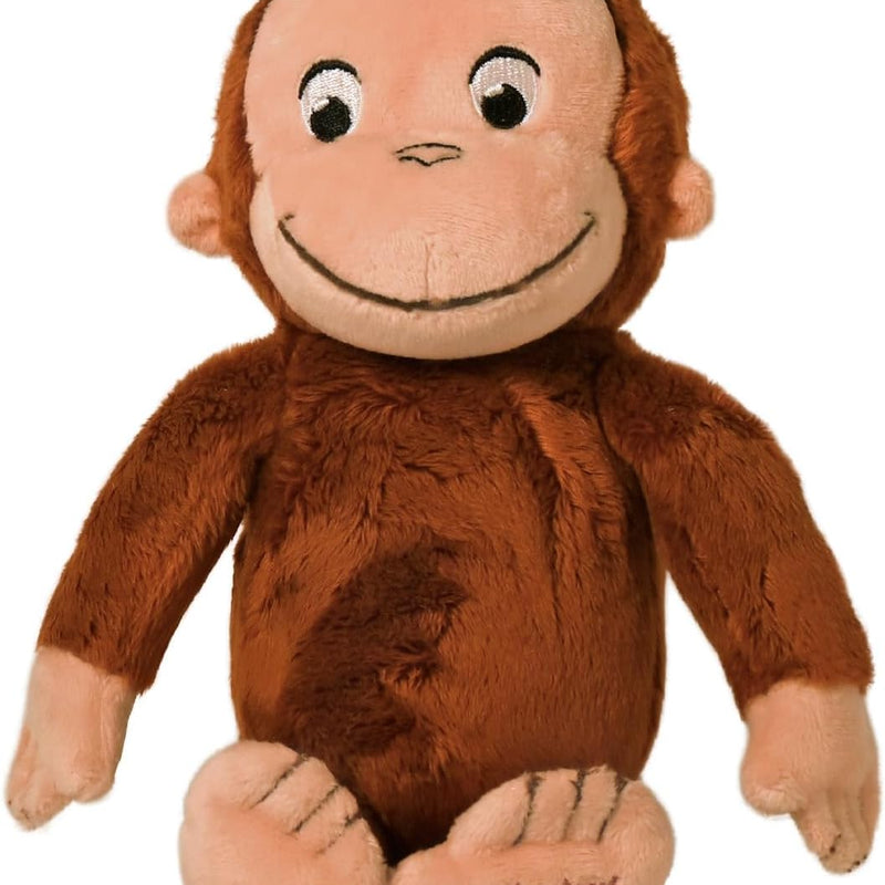Kids Preferred Curious George Monkey Stuffed Animal Plush Toys Soft Cutest Cuddle Plushie Gifts for Baby and Toddler Boys and Girls - 8 Inches