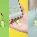 Smiski Strap Accessory - Series 1, Glow in The Dark Charm Accessory (1) Assorted Sealed Blind Box Original Mini Figure