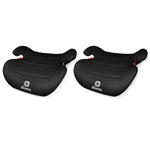 Diono Solana Lite Backless Booster Car Seat Pack of 2, Lightweight & Portable for Travel, Machine Washable Covers, 40-100 lbs, Black Storm