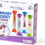 hand2mind sensory fidget tubes for kids, anxiety relief items, calm down corner supplies, classroom toys